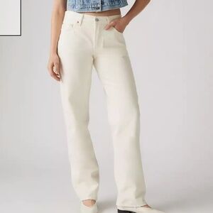 Levi's Women's High Rise Jeans - White